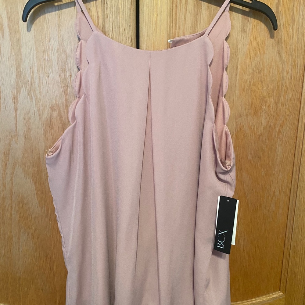 BCX blush pink top size X large